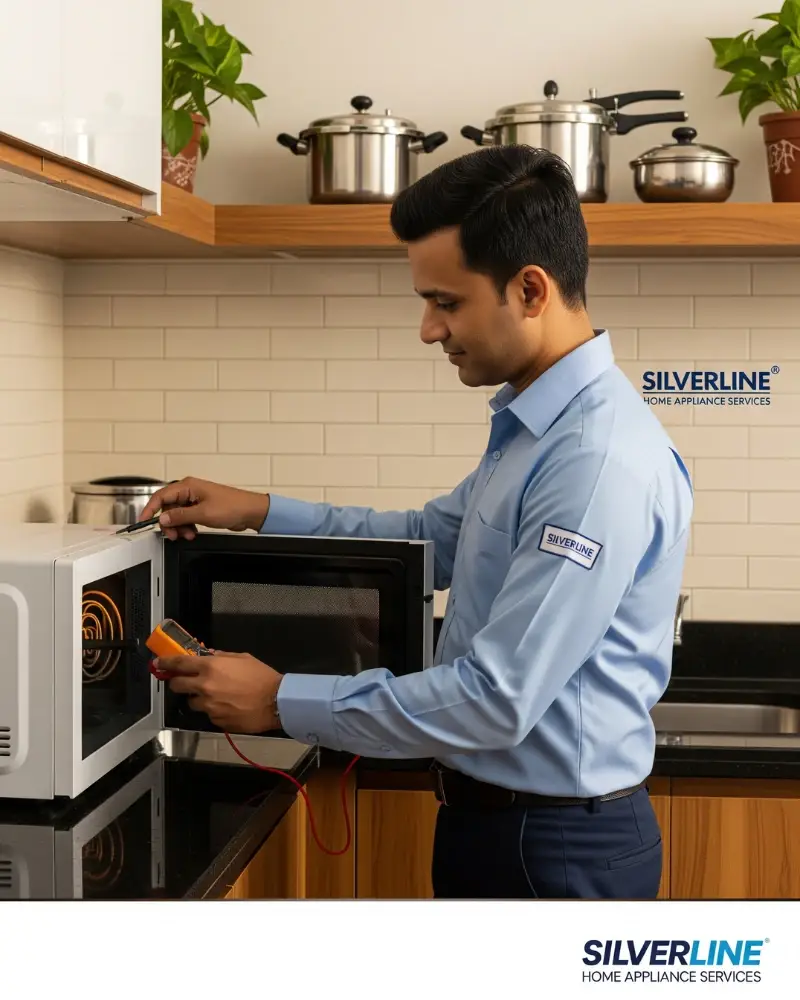 Microwave oven repair service by silverline